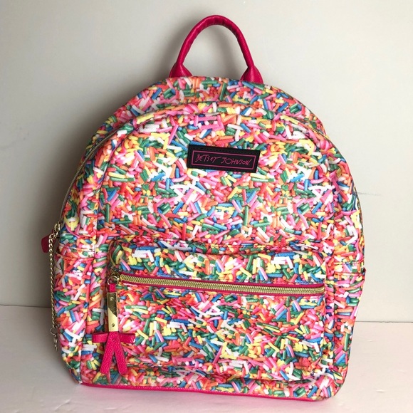 betsey johnson sprinkles backpack